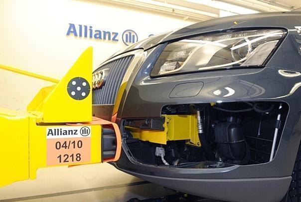 Crashmanagementsysteme haben durch hohe Audi-interne Anforderungen das Potenzial, den RCAR-Bumpertest ohne Zusatzmaßnahmen zu bestehen. Foto: unitedpictures/auto-reporter.net